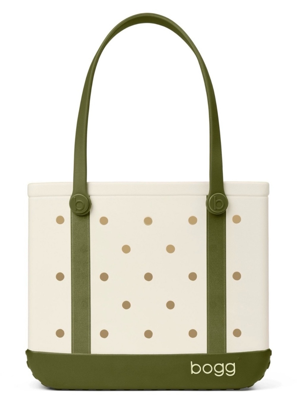 NWT Original Bogg Bag Academy Moss Cream Olive Green Large Tote Sold Out